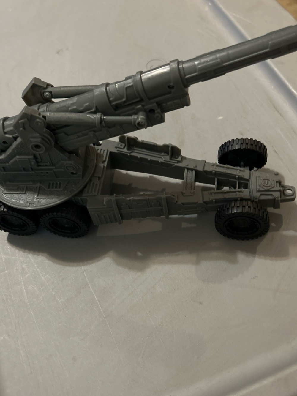 Gray Military Artillery Truck Toy - Kids Action Vehicle